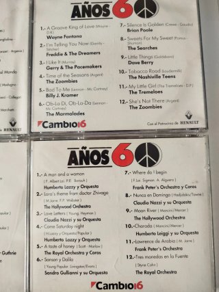 AÑOS 60 CDS Pop, Soul, Folk, Beat