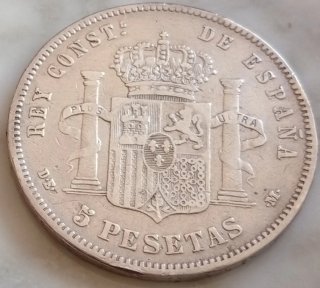Moneda España varias fechas Plata