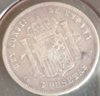 Moneda España varias fechas Plata