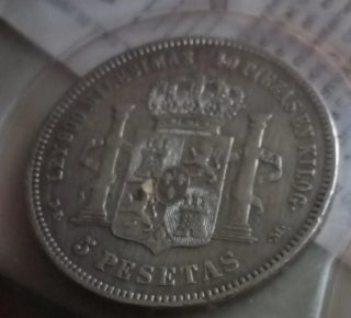 Moneda España varias fechas Plata