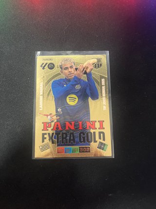 Cromo Panini Lamine Yamal Extra Gold