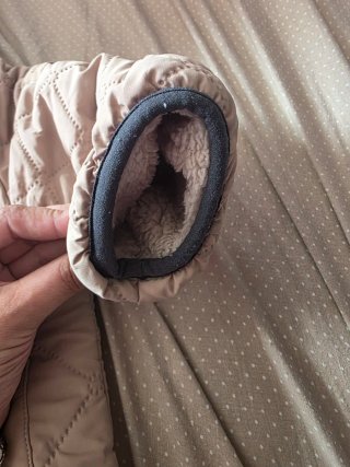 Abrigo reversible acolchado