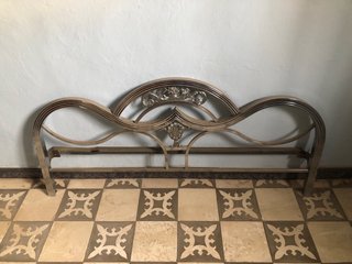 Cabecero y piecero cama 135cm metal