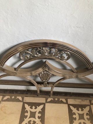 Cabecero y piecero cama 135cm metal