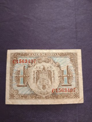Billete 1 Peseta Banco de España 1940