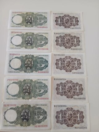 Lote 32 Billetes Españoles.