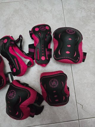 Set Protecciones Patinaje KRF Junior Niña