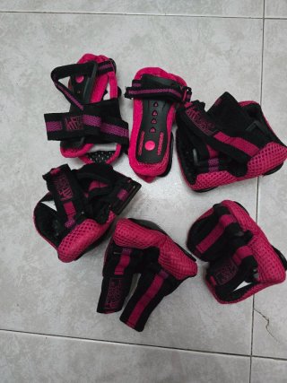 Set Protecciones Patinaje KRF Junior Niña