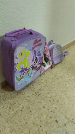 Lote 2 Mochilas y 1 Maleta Infantil