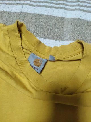Camiseta Carhartt Talla M Amarilla