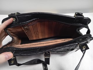 BOLSO BANDOLERA NEGRO DOS ASAS LARGAS