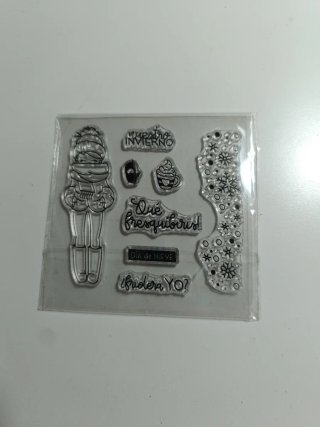 Sellos Scrapbooking Frases y Dibujos