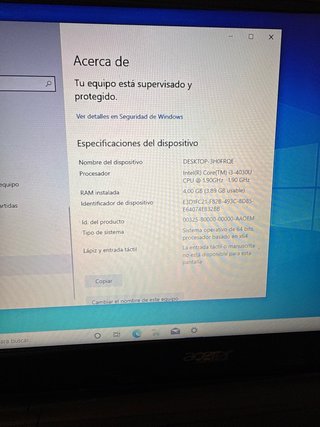 Portátil Acer