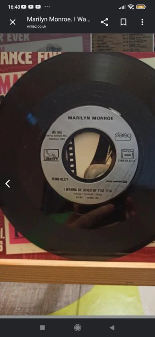 Marilyn Monroe I Wanna Be Loved By You Vinilo