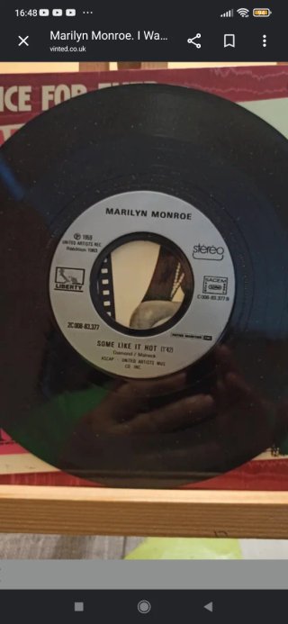 Marilyn Monroe I Wanna Be Loved By You Vinilo