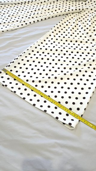 Pantalón ancho lunares marrones