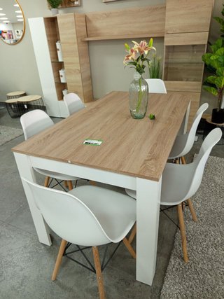 Mesa de comedor con 6 sillas