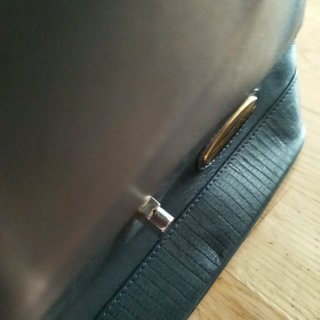 Bolso de piel L'Atouche azul