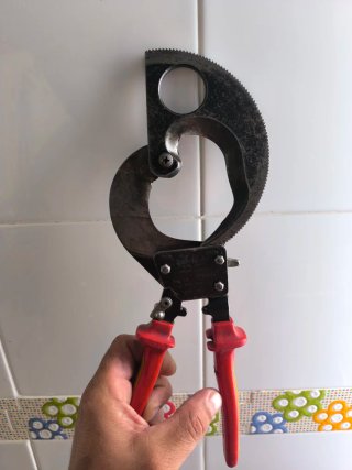 Tijeras de trinquete para cable sniper