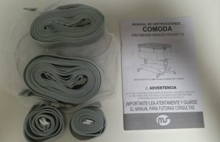Cuna bebé colecho/viaje gris. Sin uso. Como Nueva