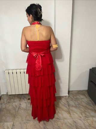 Vestido rojo invitada boda