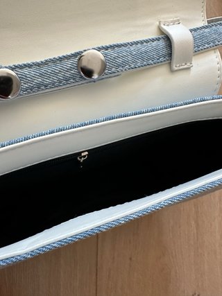 Bolso Denim Blanco