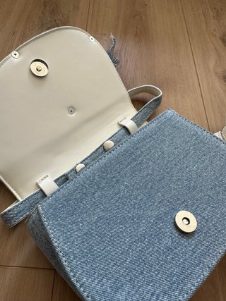 Bolso Denim Blanco