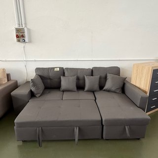 Sofá Cama Chaise Longue Gris