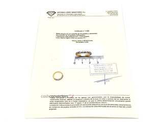 sortija oro 18k con piedra