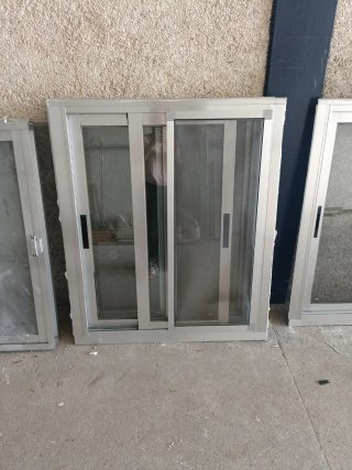 Corredera 2 hojas plata 0.94x1.15 Climalit
