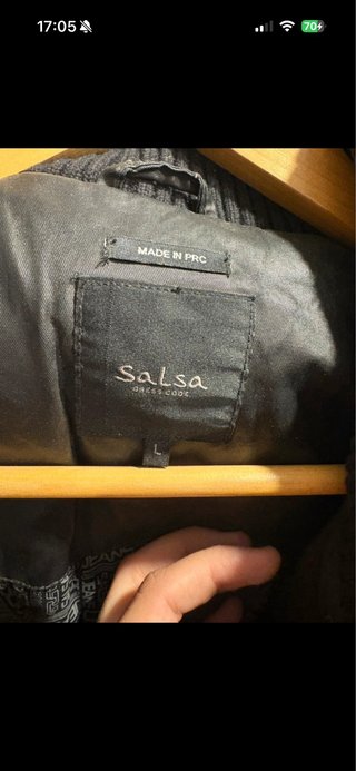 Chaqueta Salsa Negra Talla M