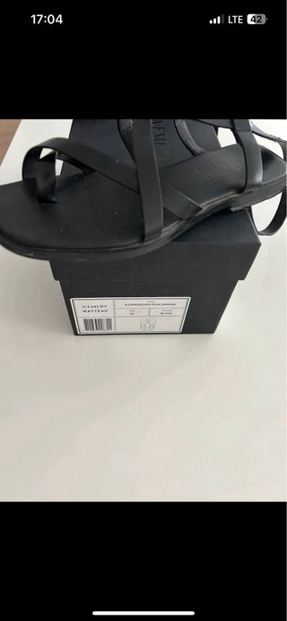 Sandalias planas negras A.Emery talla 35