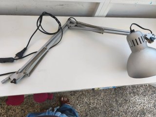 Lámpara Escritorio Ikea Metálica Plata