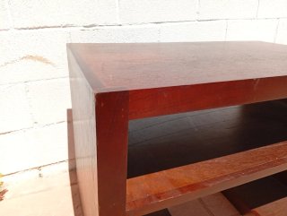 Mueble de salón y mesa de centro de madera