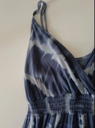 Vestido Largo Tie-Dye Boho Viscosa