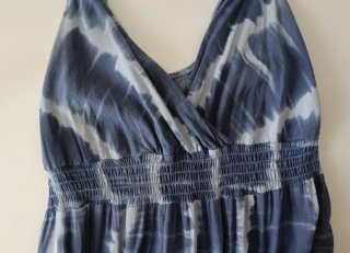 Vestido Largo Tie-Dye Boho Viscosa