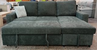 Sofá Cama ·Luke, Gris Oscuro, Cómodo ¡EN OFERTA!