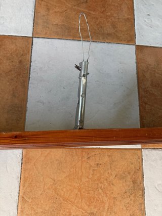 Galería de madera oscura