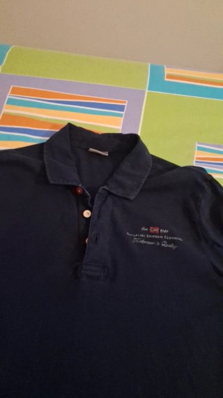 Polo Napapijri manga larga caballero M