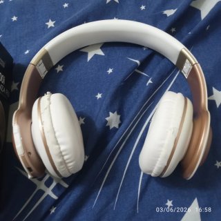 Cascos Bluetooth New Science UA300i Dorados y Blan