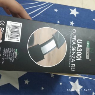 Cascos Bluetooth New Science UA300i Dorados y Blan