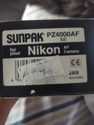 Flash Sunpak Power Zoom 4000AF per Nikon