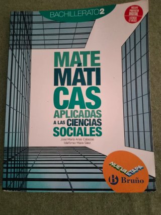 Matemáticas aplicadas a las ciencias sociales, ...