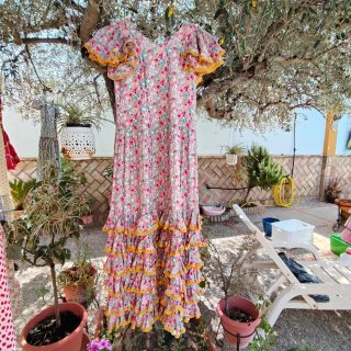 Traje de flamenca niña