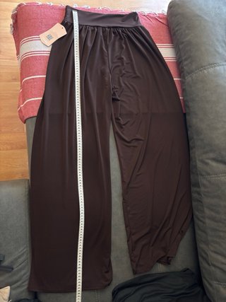 Pantalón palazzo Marrón Chocolate