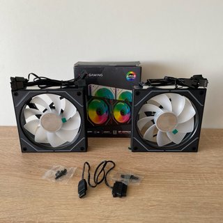 MARS GAMING MF-3DPROX2, Kit 2x Ventiladores