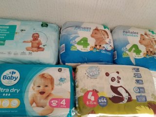 Pañales Talla 4 (8-15 kg) - Varias Marcas