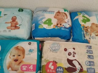 Pañales Talla 4 (8-15 kg) - Varias Marcas