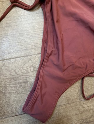 Bañador rosa mujer