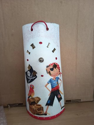 Teja decorada Pirata